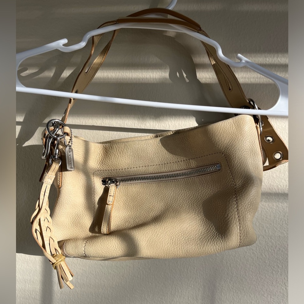 Vintage Coach Soho Pebbled Leather Hobo Bag - Picture 2 of 9